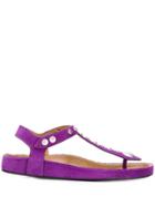 Isabel Marant Étoile Studded Strap Sandals - Purple