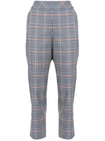 Dice Kayek Mid-rise Tapered Leg Suit Trousers - Blue