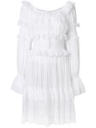 Dolce & Gabbana Frill Trim Dress - White
