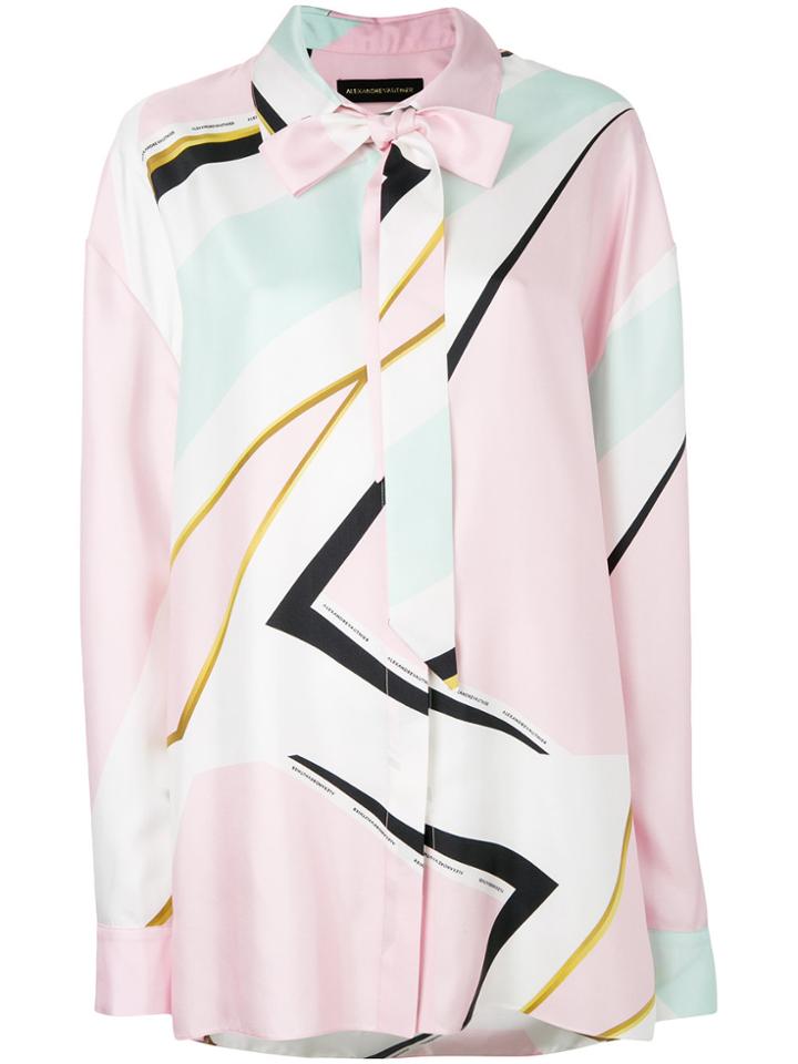 Alexandre Vauthier Geometric Print Shirt - Multicolour