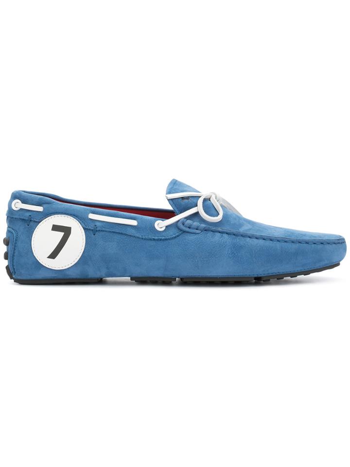 Tod's X Ferrari Gommino Driving Shoes - Blue