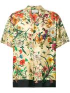 Gucci Floral Print Shirt - Nude & Neutrals