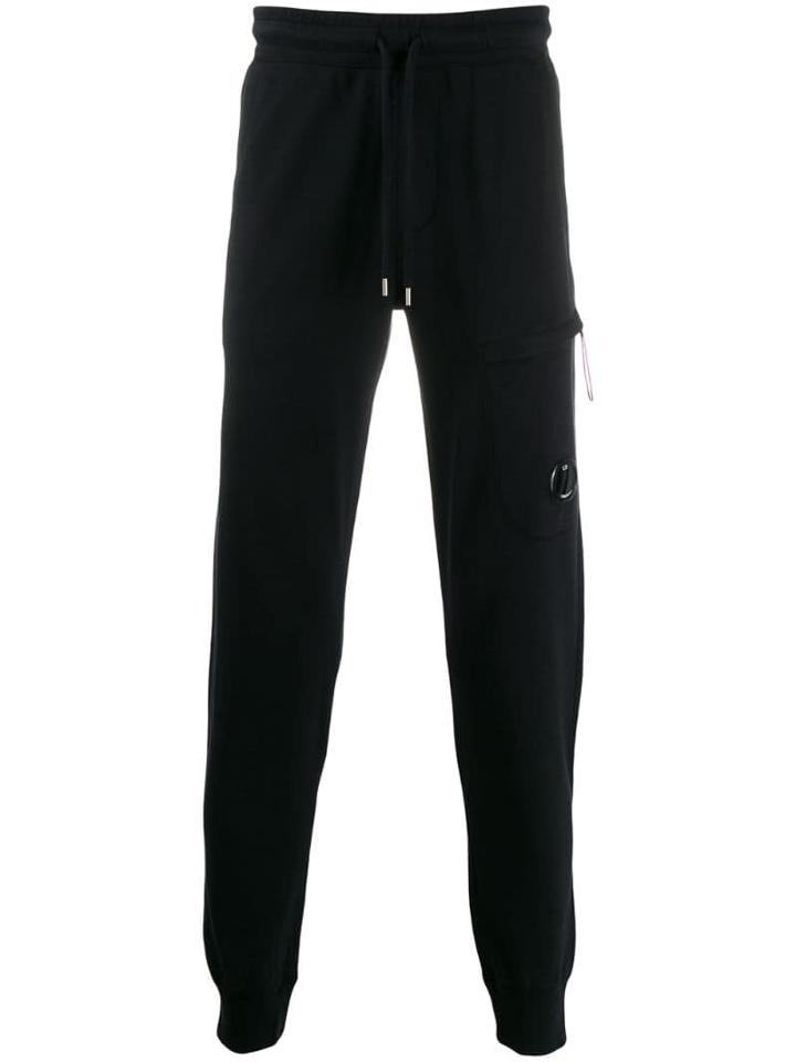 Cp Company Drawstring Waist Trousers - Black