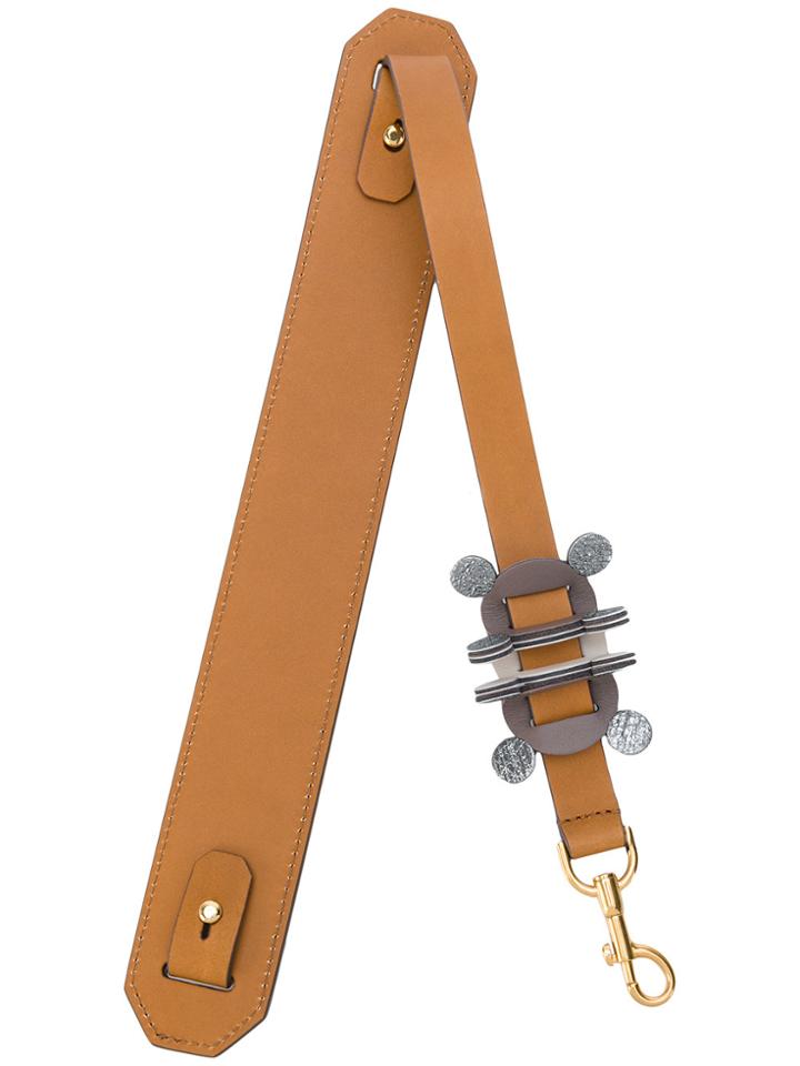Anya Hindmarch Circle Detail Bag Strap - Nude & Neutrals