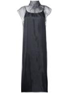 Prada Pussy Bow Dress - Grey