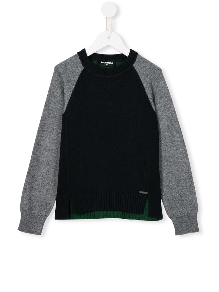Dsquared2 Kids Contrast Panel Jumper