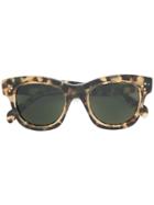 Céline Eyewear Square Tortoise Shell Sunglasses - Brown