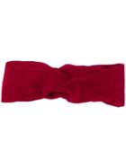 Ca & Lou Knot Detail Headband - Red