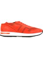 Moncler Albert Sneakers, Men's, Size: 43, Red, Rubber/nubuck Leather
