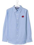 Tommy Hilfiger Junior Chest Patch Shirt - Blue