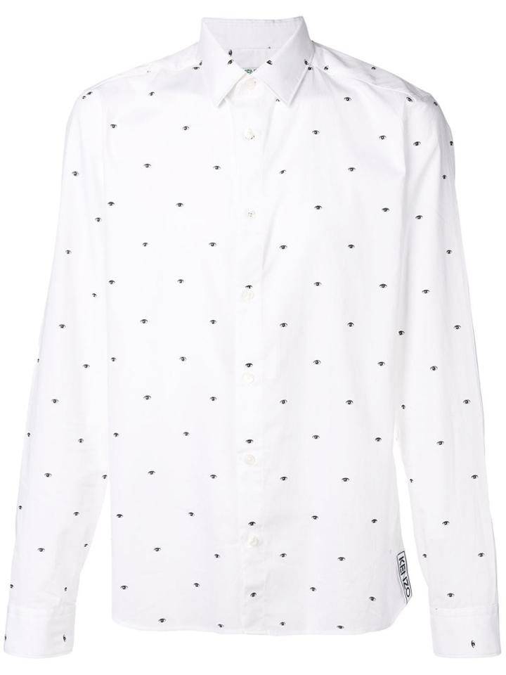 Kenzo Eye Print Shirt - White