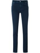 Armani Collezioni Skinny Jeans, Women's, Size: 31, Blue, Cotton/polyester/spandex/elastane