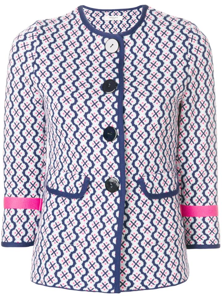 Charlott Button Printed Jacket - Multicolour