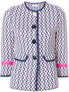 Charlott Button Printed Jacket - Multicolour