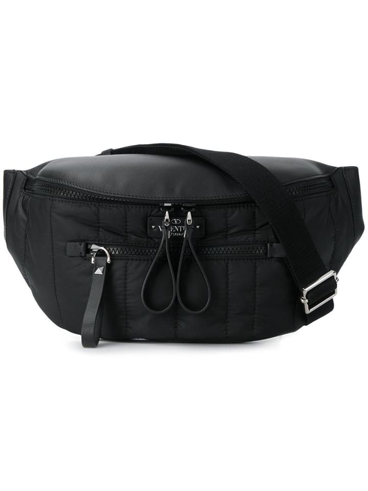 Valentino Valentino Garavani Quilted Rockstud Belt Bag - Black