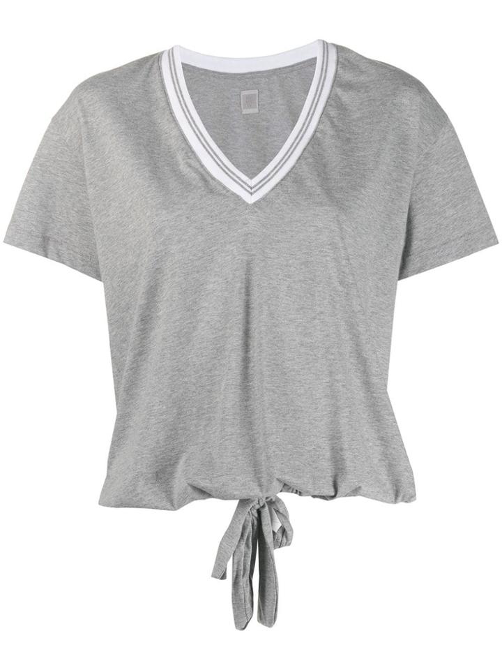 Eleventy Drawstring T-shirt - Grey