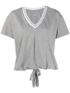 Eleventy Drawstring T-shirt - Grey