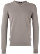 Fay - V-neck Sweater - Men - Cotton - 56, Brown, Cotton