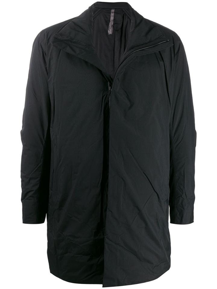 Arc'teryx Zipped Single-breasted Coat - Black