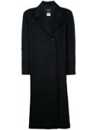 Chanel Vintage Long Sleeve Coat - Black