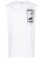 Mcq Alexander Mcqueen Mystic Cards Sleeveless T-shirt - White