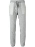 Zoe Karssen Patch Pocket Track Pants, Women's, Size: Large, Grey, Cotton/polyester