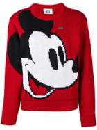 Gcds Gcds + Disney Mickey Mouse Knit Sweater - Red