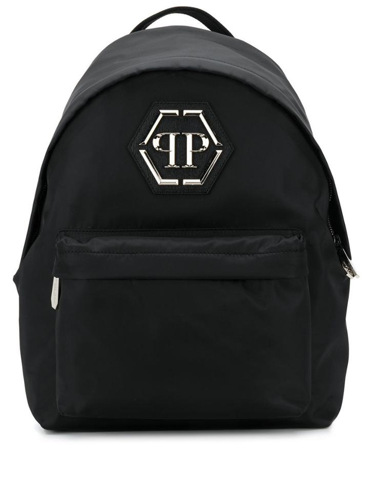 Philipp Plein Satin-shell Backpack - Black