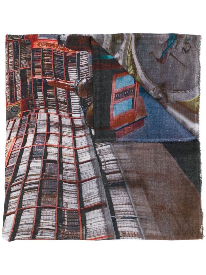 Faliero Sarti Biblioteca Di Strahov Scarf - Brown