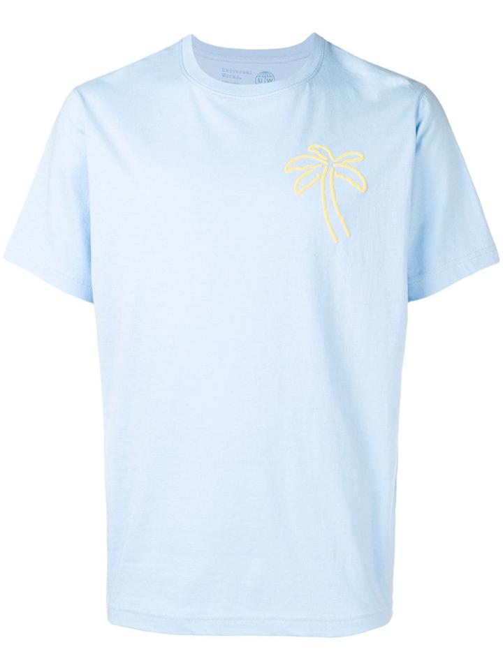 Universal Works Neon Print T-shirt - Blue