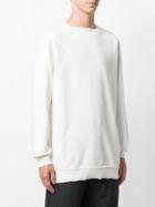 Maharishi Inverted Seam Sweatshirt - White