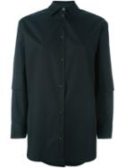 Mm6 Maison Margiela Classic Shirt, Women's, Size: 38, Black, Cotton