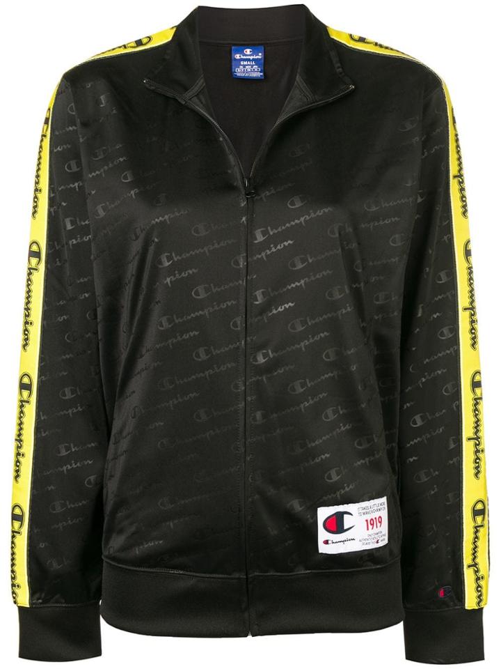 Champion Logo Track Jacket - Black