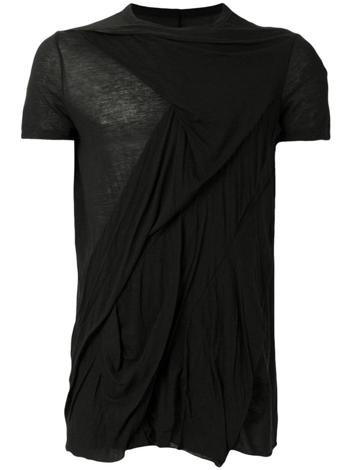 Rick Owens Drkshdw Crease Effect T-shirt - Black