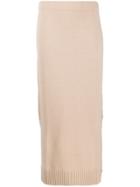 Lamberto Losani Fine Knit Skirt - Neutrals