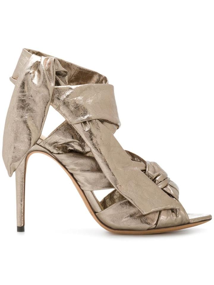 Alexandre Birman Katherine Sandals - Gold