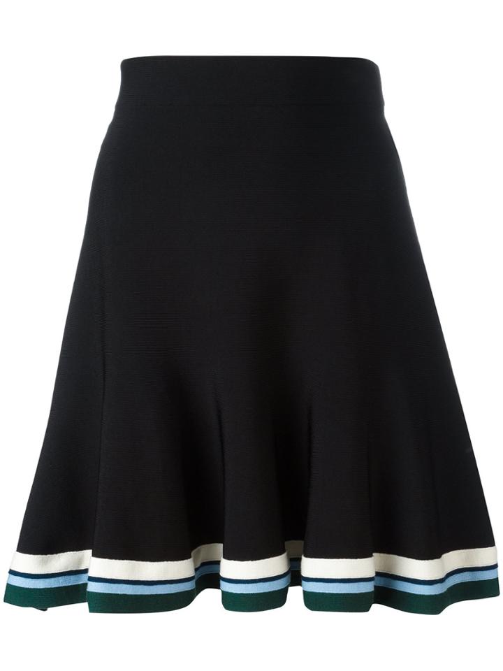 Victoria Victoria Beckham Flared Skirt - Black