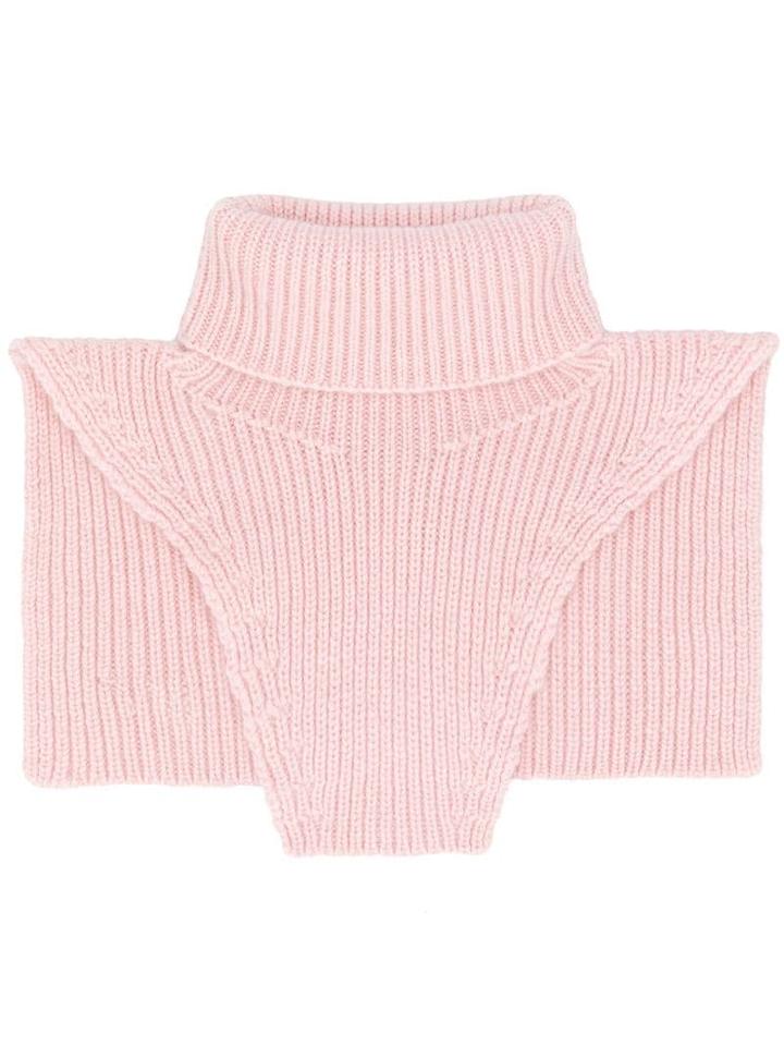 Alexandra Golovanoff Overhead Turtleneck Scarf - Pink