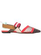 Fendi Colibrì Ballerinas - Neutrals