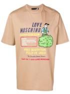 Love Moschino Graphic Print T-shirt - Neutrals