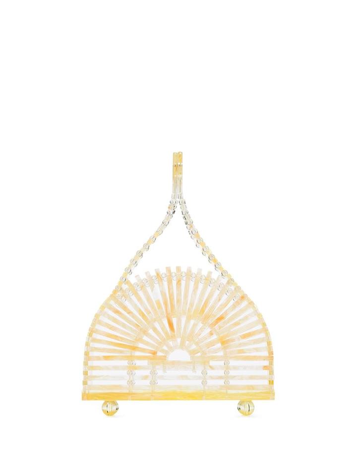 Cult Gaia Cupola Domo Mini Tote Bag - Yellow