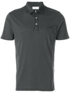 Officine Generale Button Polo Shirt - Grey