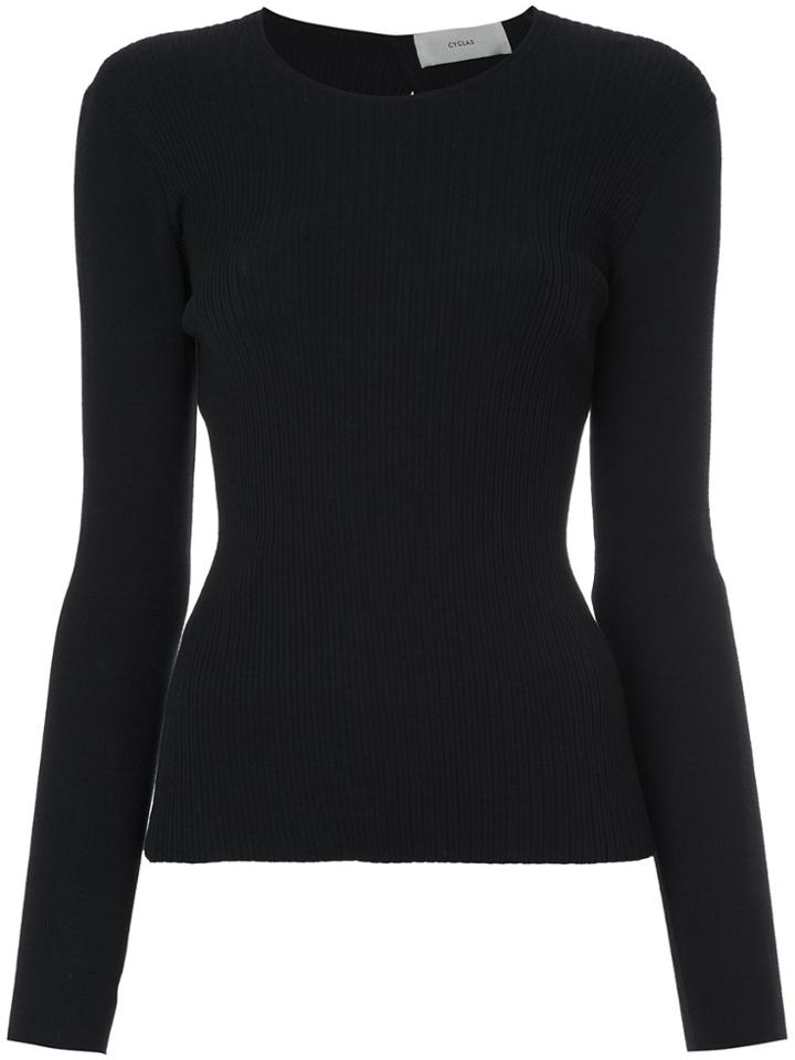 Cyclas Rear Keyhole Jumper - Blue