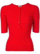 H Beauty & Youth Ribbed Top - Red