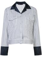 Harvey Faircloth Engineer Stripe Jacket - White