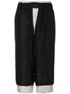 Yohji Yamamoto Pre-owned Double-layered Trousers - Black