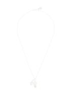 Karen Walker Acorn & Leaf Pendant Necklace - Metallic