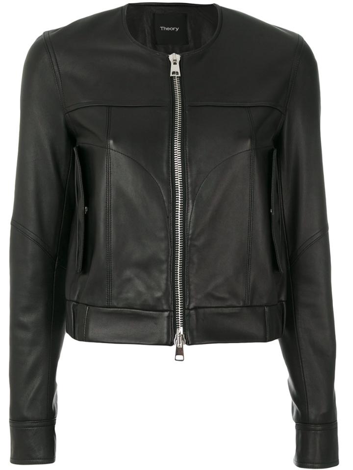 Theory Zip Up Jacket - Black