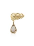 Orit Elhanati 18k Yellow Gold Shell Embossed Opal Earring