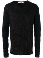 Damir Doma Long-sleeve Fitted Sweater - Black